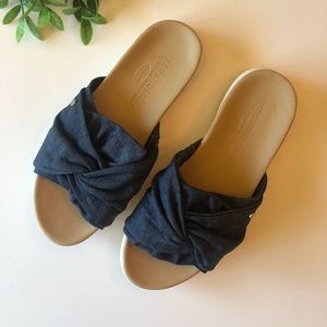 {DR SCHOLL’S} NAVY “BE WANDERED”ADVENTURE SANDALS